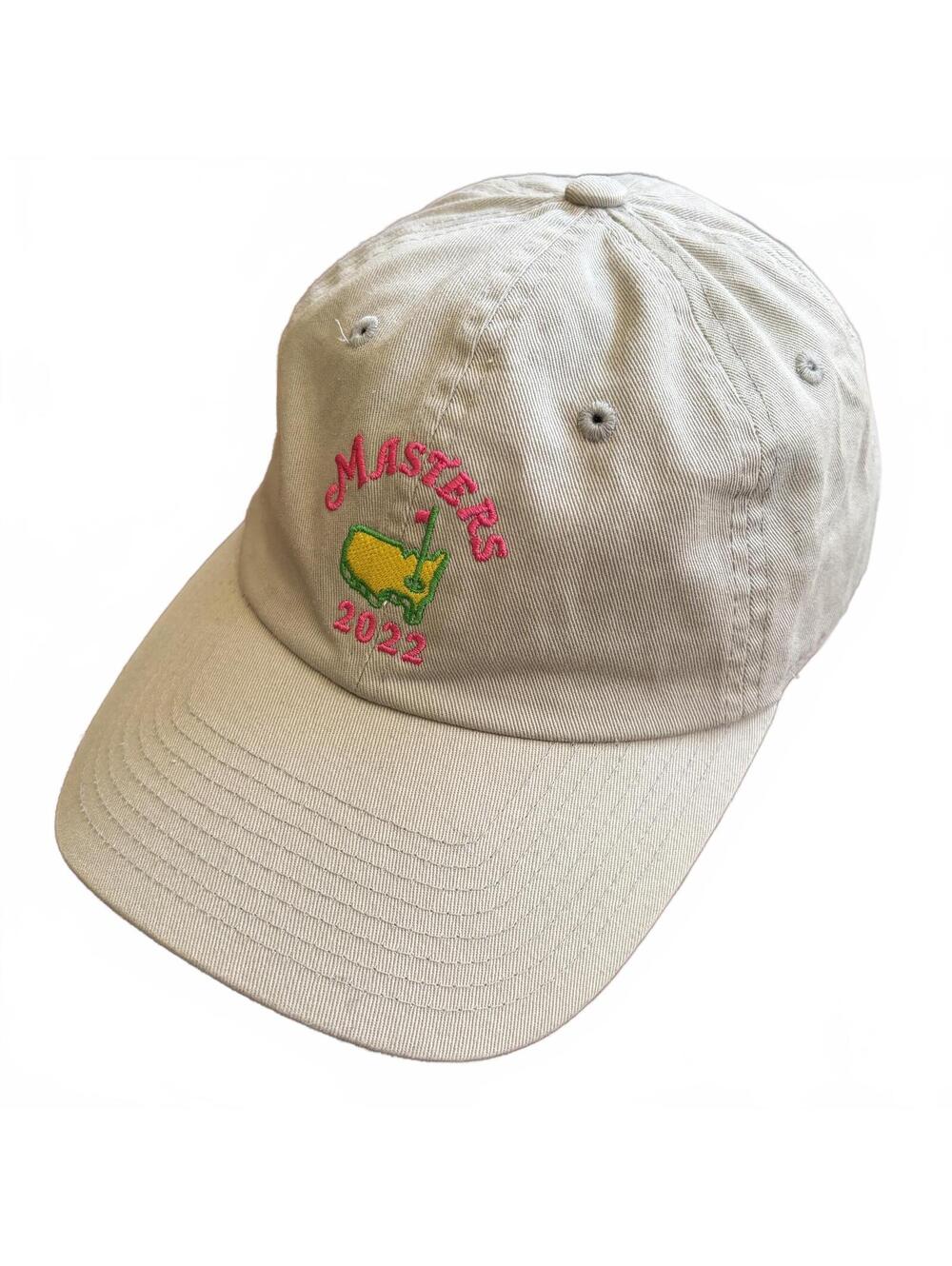 Masters 2022 Golf Cap Hat American Needle Tan Pink Adjustable Women's OS